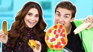 GUMMY FOOD vs REAL FOOD!