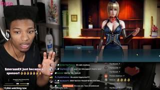 Etika plays Honey select unlimited and ends stream early because of it