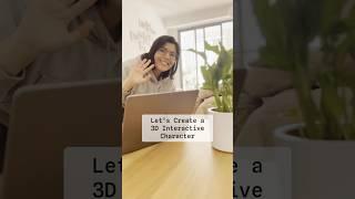  Designing a 3D virtual assistant! #InteractiveDesign #3DDesign #WebDesign #ui #ux #ixd #ai