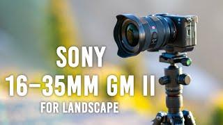 Landscape Photography with the Sony FE 16-35mm f/2.8 GM II Lens!