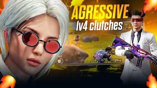 Agressive 1v 4 clutches faster than Chinese players ?? iPhone 13 Bgmi or pubg | BGMI 3.1 Domination