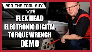 Product Demo of the ARES Tool (43007 - 43008) Electronic Flex Head Torque Wrenches!!