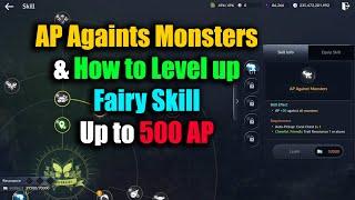 Black Desert Mobile How to Level Up Fairy Skill & AP Monster Against Reviews