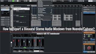 Binaural Audio Export in Nuendo Cubase with Immerse