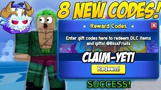 [YETI CODE] All Codes For BLOX FRUITS In 2025! Working Roblox BLOX FRUITS Codes