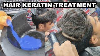 Hair Keratin Treatment For Men & Boys (Full Process)