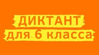 Диктант 6 класс «На поле летом»