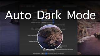 How To Enable Auto Dark Mode in MacOS 10.15 Catalina