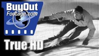 Daredevils on Ice - 1945 Winter Sports Historic HD Footage