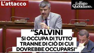 Pd vs Salvini: "Si sta occupando di tutto tranne che di trasporti, venga in Aula a riferire"