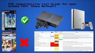 PS2 Compatibility List Guide For Your Modded PS4! [EASIEST METHOD]