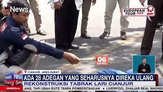 Polisi Gelar Rekonstruksi Tabrak Lari Mahasiswi Cianjur #iNewsSiang 22/02