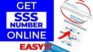 HOW TO GET SSS NUMBER ONLINE