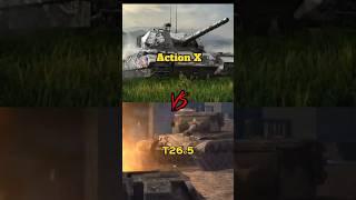 action X vs t26e5 в Tanks Blitz #tanksblitz #actionx #t26e5