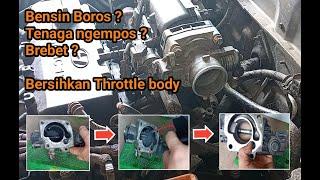 Cara bongkar dan bersihkan throttle body hyundai verna/excell2/avega