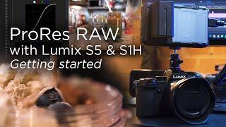 ProRes RAW with Lumix S5 & S1H | Getting started