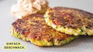 Zucchini Bratlinge: einfach, schnell und #geilo