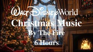 RELAXING Disney Christmas Music & Ambience By The Fireplace 6 Hours