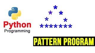 Python Pattern Programs - Printing Stars in Hollow Equilateral Triangle Shape | Pyramid Pattern
