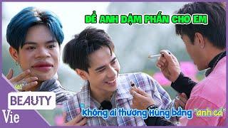 Diễm nhiệt tình "chăm sóc" Tongtai Quang Hùng, Pháp Kiều "hóa đàn ông" | Tổ Đội "1 Không 2"