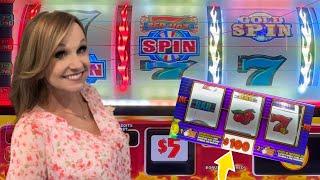 Big Spinning & Winning! $50 Wheel Of Fortune Gold Spin & High Limit Casino Slots!