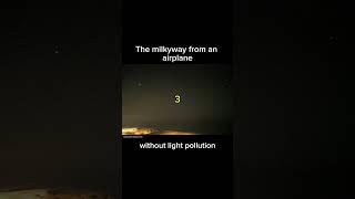 The Milky Way without light pollution #plane #milkyway #stars