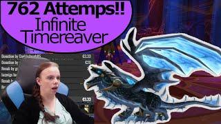 Infinite Timereaver mount drops in 762 attemps!!!! - mount drop reaction - shadowlands