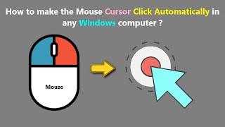 How to make the Mouse Cursor Click Automatically in any Windows computer ?