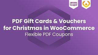 Sell PDF Gift Cards & Vouchers for Christmas in WooCommerce [free plugin]