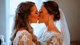 Russian Brides Kissing | Lesbian Kissing Video