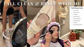 FALL RESET VLOG 🫧 cleaning, everything shower, GRWM