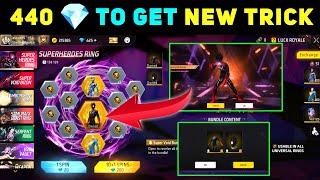 Superhero Event One Spin Trick, Superhero Ring Event Free Fire, Super Hero Event Free Fire