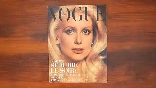 1972 November ASMR Magazine Flip Through: French Vogue w Catherine Deneuve Jane Birkin Sylvie Vartan