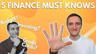 What You NEED to Know about Personal Finance | 5 MUST KNOWS 