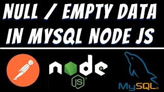 Null or empty data getting posted in Mysql database using Node JS and Postman SOLVED