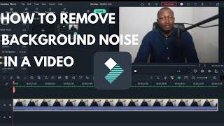 HOW TO REMOVE BACKGROUND NOISE IN A VIDEO | Filmora 11