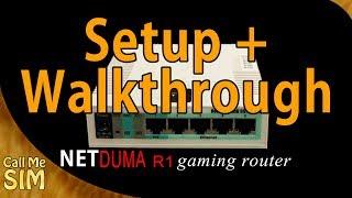 Netduma R1 Setup and Walkthrough | SimJC74 R1 Netduma Tutorials