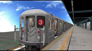 OpenBVE Roleplay: NYC Subway R62 3 from New Lots Av to Harlem-148 St
