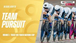 Team Pursuit Highlights - Milton, Canada | 2024 Tissot UCI Track Nations Cup