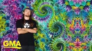 How tie-dye helped this artist with substance abuse recovery l GMA