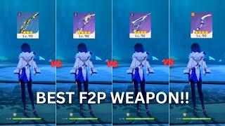Best F2P WEAPON for Yelan !! Stringless or Recurve Bow?? [ Genshin Impact ]