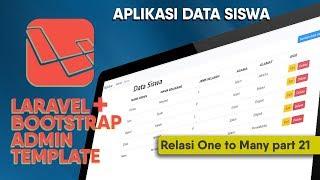 Tutorial Laravel CRUD + Bootstrap - Relasi one to many (part 21)