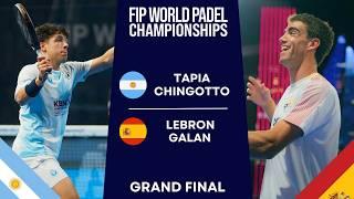 EL PARTIDO DEL SIGLO | Tapia/Chingotto VS Lebron/Galan | FIP MUNDIAL PADEL 2024 | Highlights | FINAL