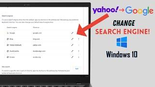 How Google Chrome Search Engine Changing to Yahoo? - Remove Yahoo Default Search