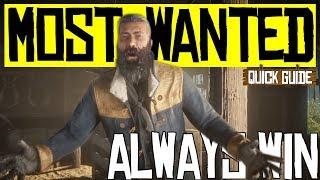 Most Wanted - Quick Guide / Tips - Red Dead Redemption 2 Online RDR2 Online Beta - PVP Tips