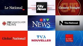 Canadian TV News Intros 2024 / Openings Compilation National & Vancouver (HD)