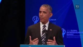 President Obama Full Speech At The 2016 Global Entrepreneurship Summit.