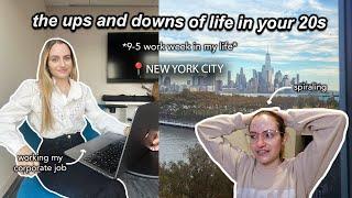 NYC corporate vlog: mental health, fun social plans, office makeup routine, ups and downs in my 20s