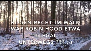 Bogen-Schießen im Wald? (Waldrecht)