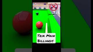 Trik Level Master Bermain Billiards